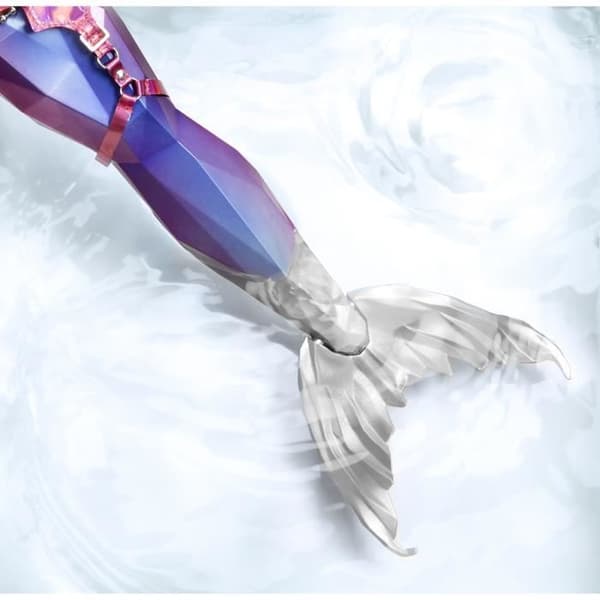 Mermaze Mermaidz - Harmonisk - 34 cm sjöjungfrumodedocka - Byt färg i vatten