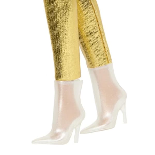 Barbie-Fashionistas 222-docka med vågigt blont hår HRH19