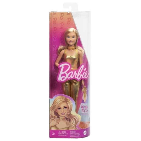 Barbie-Fashionistas 222-docka med vågigt blont hår HRH19