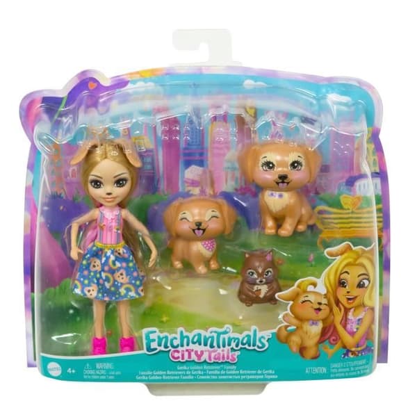 ENCHANTIMALS - Golden Retriever Family - Docka - 4+ år
