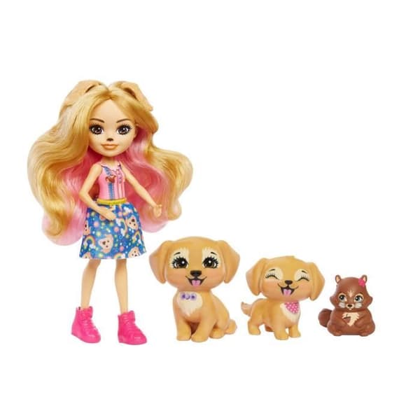 ENCHANTIMALS - Golden Retriever Family - Docka - 4+ år