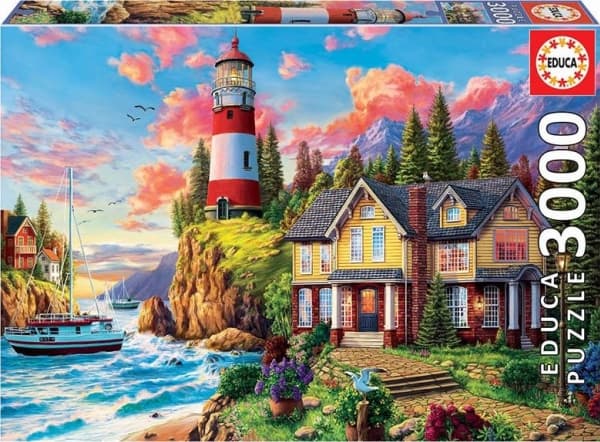 Educa 3000 Lighthouse near the ocean