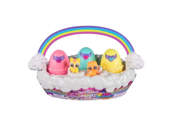 Hatchimals Alive Neon Rainbow Basket