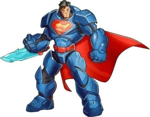 DC Metal Force XL sankarit 30 cm - Teräsmies