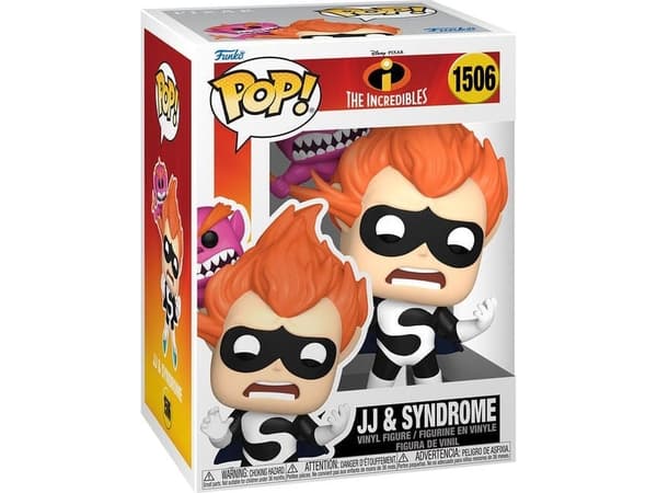 FUNKO POP! Vinilinė figūrėlė: The Incredibles - JJ & Syndrome