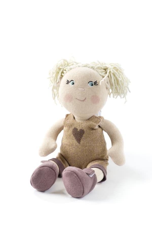 Smallstuff Strikket dukke 30 cm - Olivia