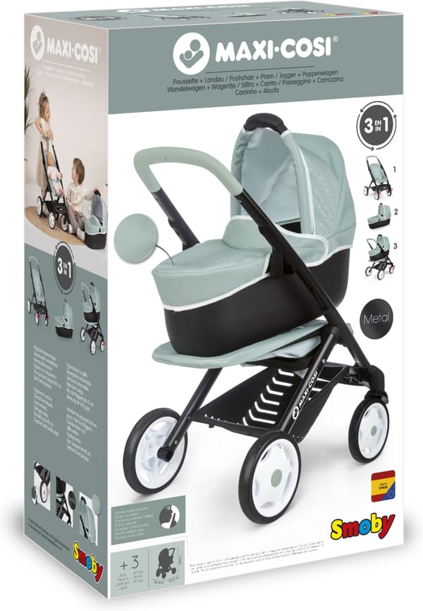 Smoby Maxi-Cosi 3-i-1 dockvagn