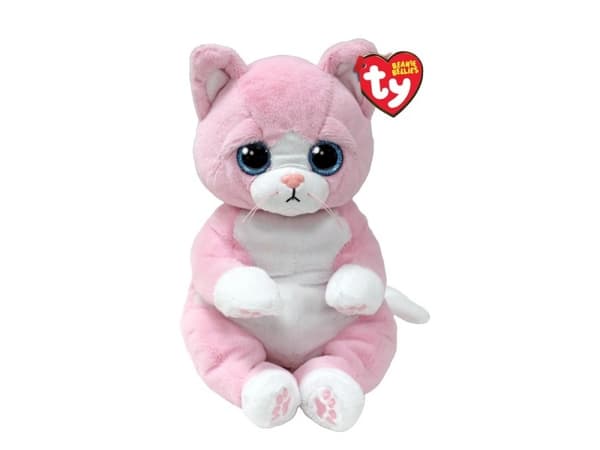 Meteor Maskotka ty beanie bellies kot rožinė 24 cm