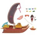Miniatyrbild 2 av 9: MATTEL Disney Vaiana 2 - Vaïanas kanot + 1 Moana-docka + Kycklingen HeiHei JBT78