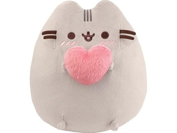 Pusheen Pusheen - Plysjmaskot med hjerte, 24 cm
