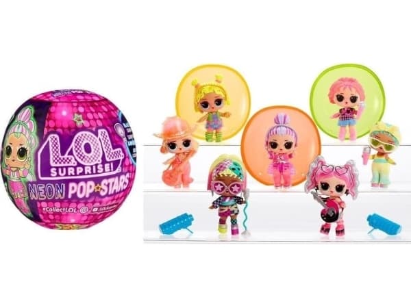 L.O.L. Neon Pop Stars Tots Asst PDQ