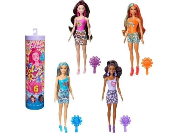 Mattel Barbie Barbie Color Reveal Dockserie Färgade mönster