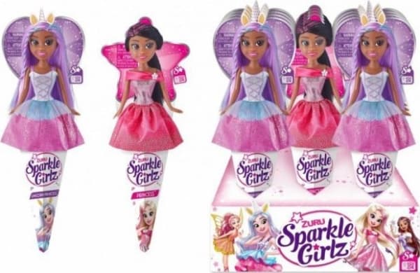 Zuru Sparkle Girlz Lėlė 10,5 tommers Princess and Vienaragis kartong 12 vnt