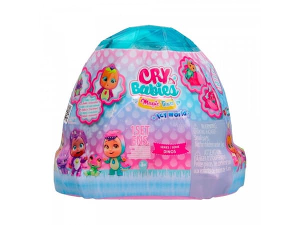 Cry Babies Magic Tears Dinos tarvikenukke 12 kpl 8 kpl 8 kpl