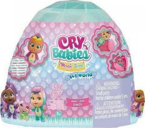 Cry Babies Magic Tears Dinos tarvikenukke 12 kpl 8 kpl 8 kpl