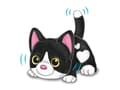 Miniatyrbilde 1 av 5: FurReal My Minis 15 cm - Tuxedo Cat