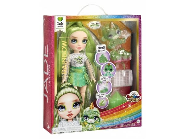 Rainbow High Classic Rainbow Fashion Doll- Jade (green), Mode dukke, Flicka, 4 År, Dreng/Pige, 280 mm, Flerfarvet