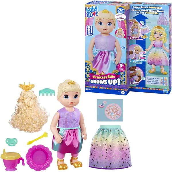 Hasbro Elävä Vauva Prinsessa Elli Blondi Portugaliksi
