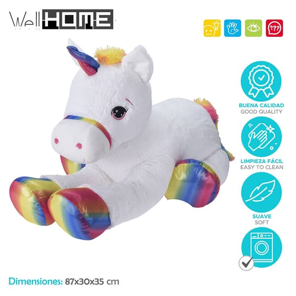 Wellhome 87x30x35 Cm Unicorn Bamse