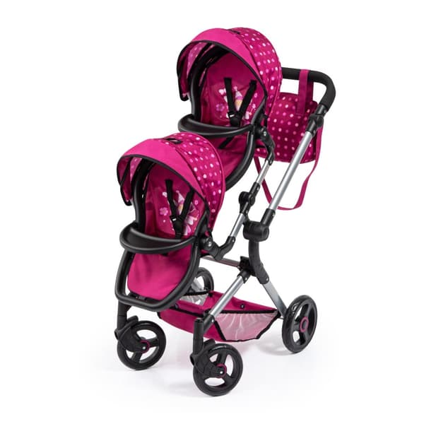 Bayer Tvillingebarnevogn - Neo - Pink (26267AA)
