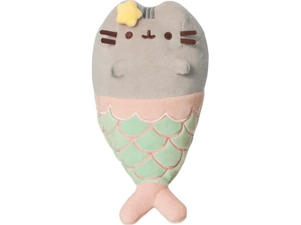 Pusheen Pusheen - Plysj havfruemaskot med stjerne, 19 cm