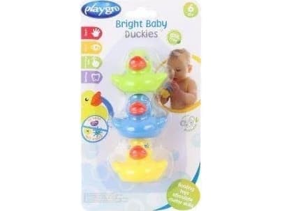 Playgro PLAYGRO täysin suljetut kylpylelut Bright Baby Duckies, 0188411