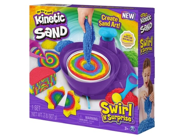 Kinetic Sand Swirl N' Surprise