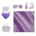 Miniatyrbild 4 av 4: Rainbow High Swim och Style Violet