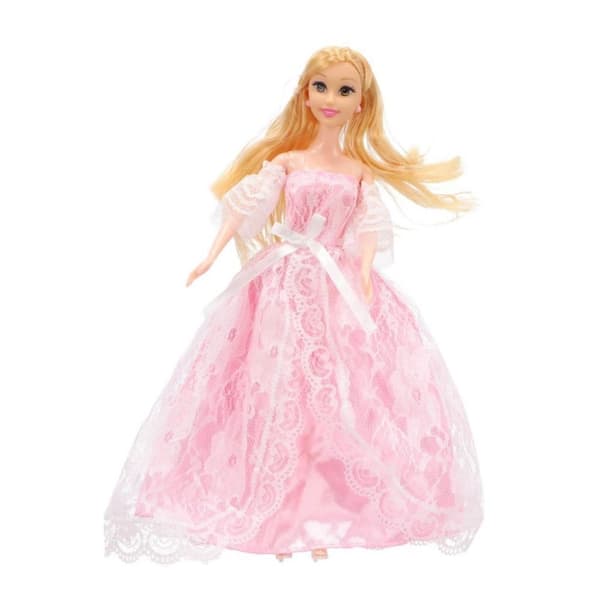 Prinsessdocka med hästvagn + ljus