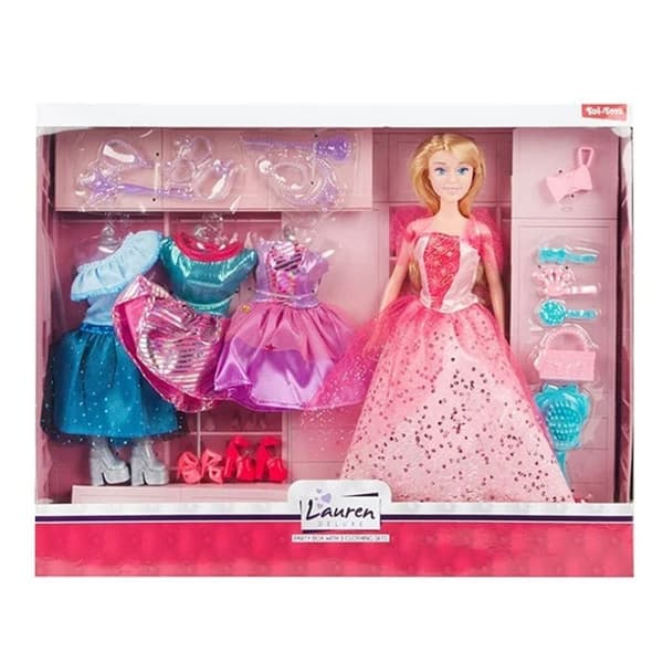 Lauren Teen Doll Party + kläder och accessoarer