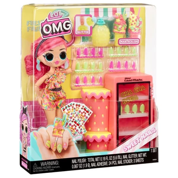 LOL overraskelse OMG søde negle Pinky Pops frugtbutik