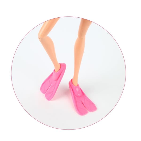 Lauren Deluxe Teen Doll Diver med glitterdelfin