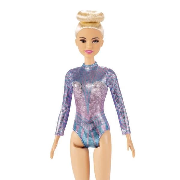 Barbie - Barbiegymnast (blond) - Modedocka - Från 3 år GTN65