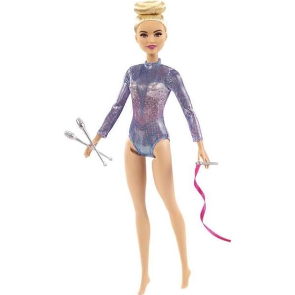 Barbie - Barbiegymnast (blond) - Modedocka - Från 3 år GTN65