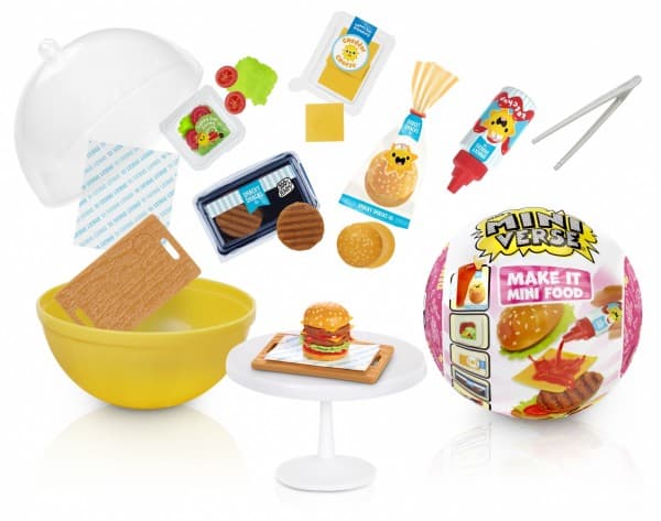 MGA''s Miniverse Miniverse- Make It Mini Foods: Diner in PDQ Series 3A, 8 yr(s), Multicolour, Plastic