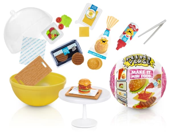 MGA''s Miniverse Miniverse- Make It Mini Foods: Diner in PDQ Series 3A, 8 yr(s), Multicolour, Plastic