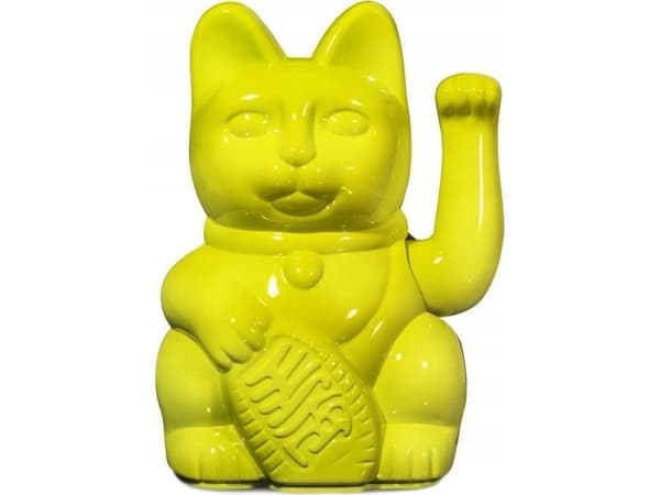 Schleich figurin Lycka katt gul glänsande