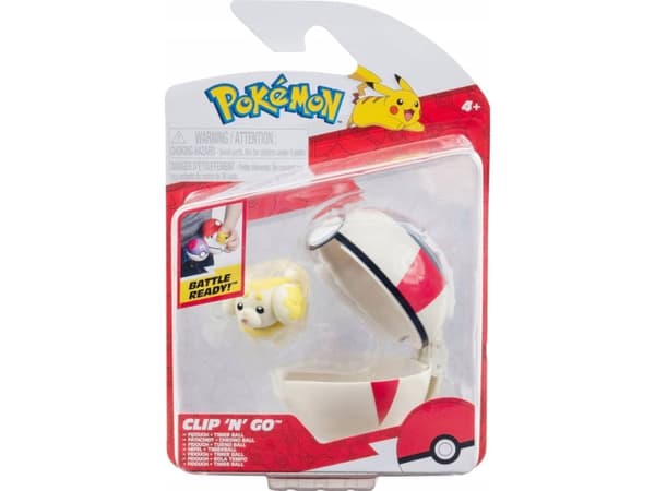 Pokémon Clip N Go Fidough And Timer Ball