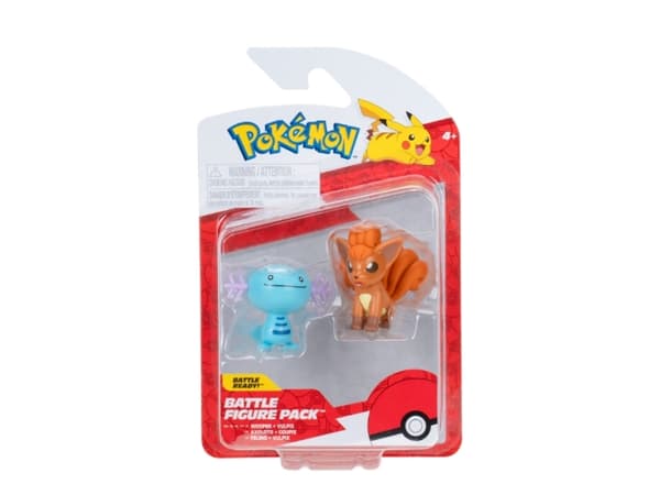 Pokémon Battle Figure Wooper And Vulpix
