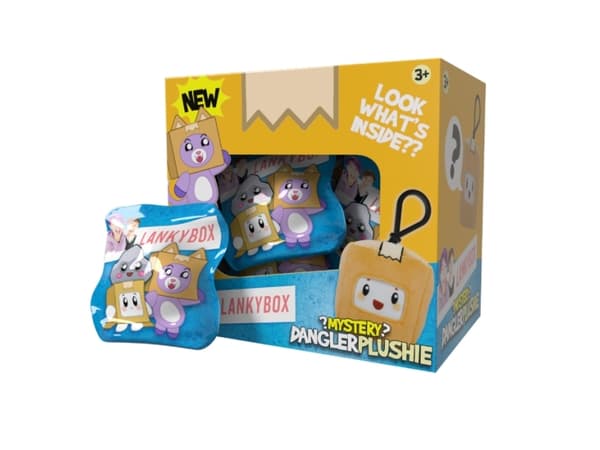 LANKYBOX MYSTERY CLIP ON PLUSH ASS CDU - assorted