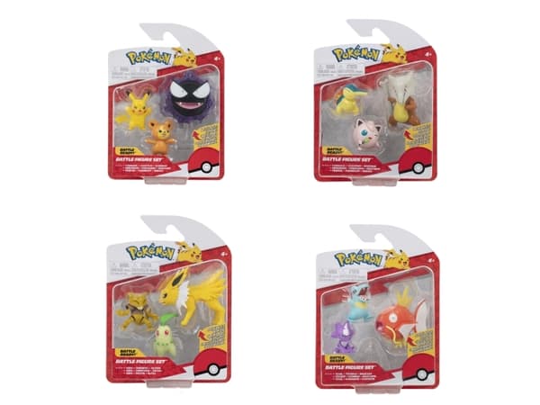 Figurka Pokemon POKEMON BATTLE FIGURE 3 PK ASS - assorted