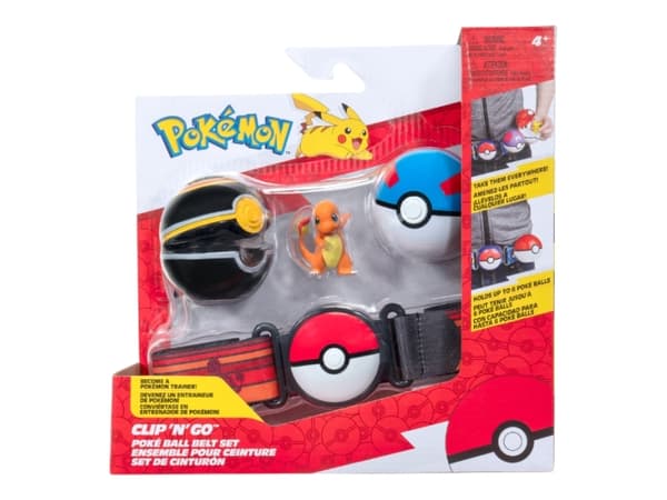 POKEMON CLIP N GO BELT SET CHARMANDER
