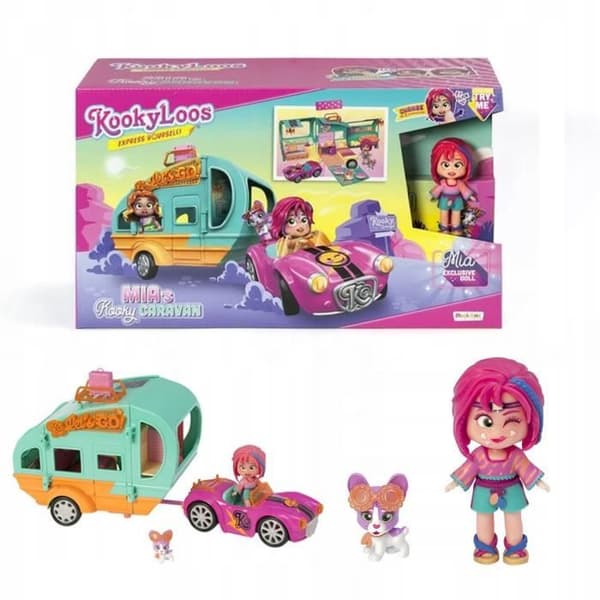 Kookyloos Mia Husvagn Set - MIAS KOOKY CARAVAN