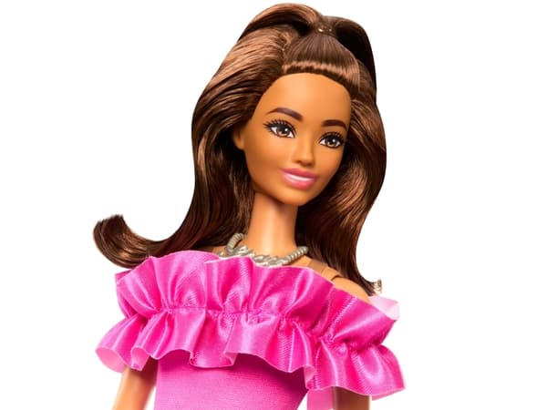 Barbie Mattel Fashionistas Docka med rosa klänning (HRH15)