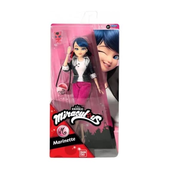 Set Miraculous: Ladybug and the Cat Noir Doll Marinette / Ladybug