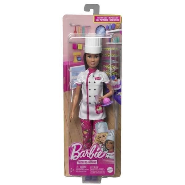 Barbie Cheffe Patisserie Box - Mannequin Doll - 3 år och + - BARBIE - HKT67
