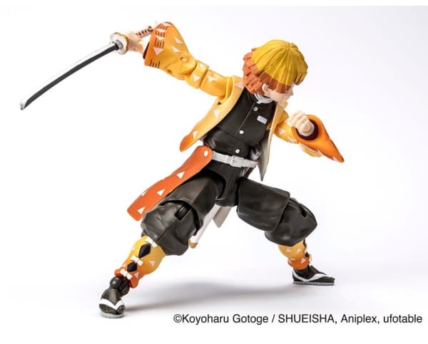Bandai Zenitsu Agatsuma, 4-vuotias, musta, keltainen