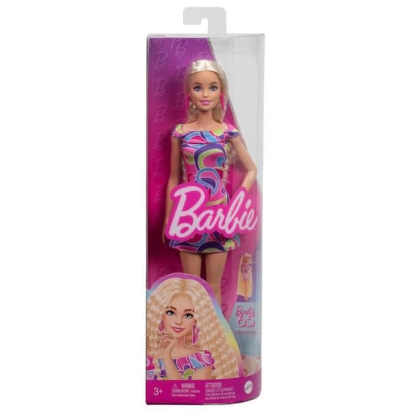 Barbie-Fashionistas-Blond docka med outfit och tillbehör HRH20