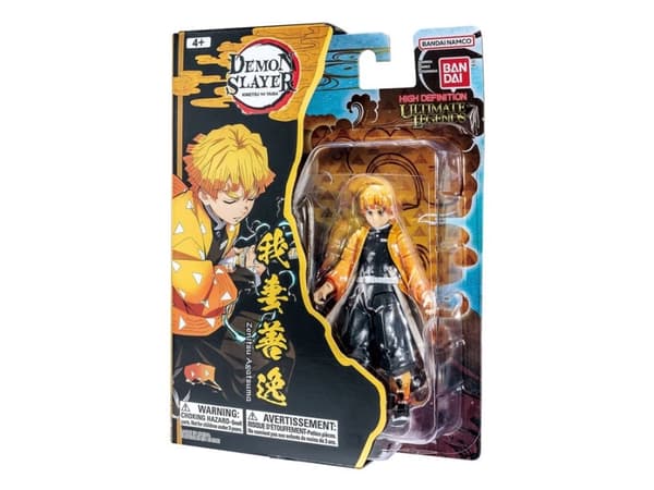 Bandai Zenitsu Agatsuma, 4 år, svart, gul