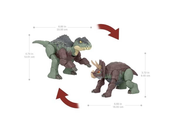 Mattel Jurassic world setti Fierce Changes - Mega Stretch